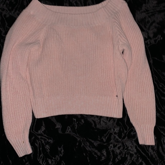 Hollister crop top pink sweater - Picture 1 of 6